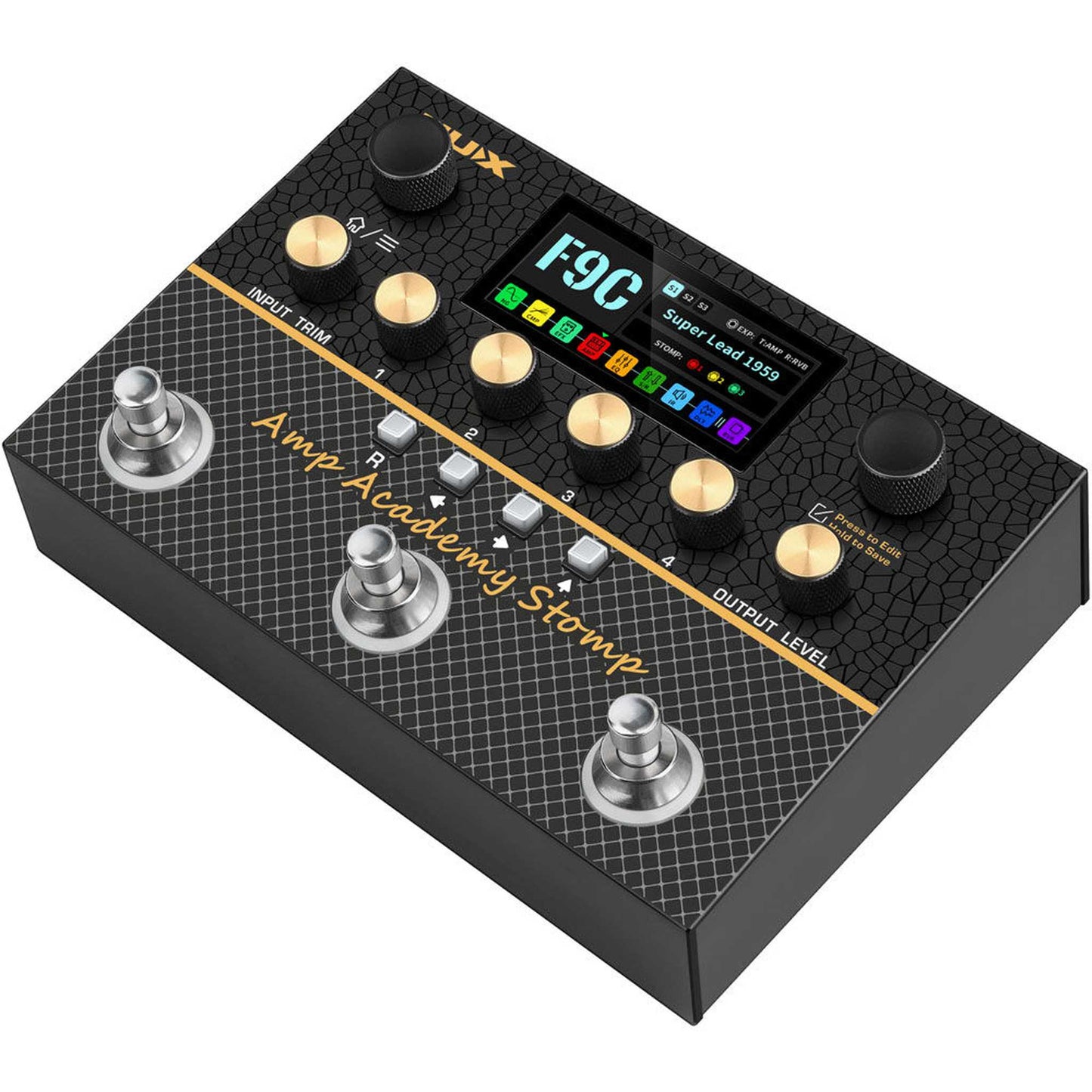 NU-X Monarch Series Amp Academy 3-Footswitch Stomp Compact Modeler from Joondalup Music Centre 5