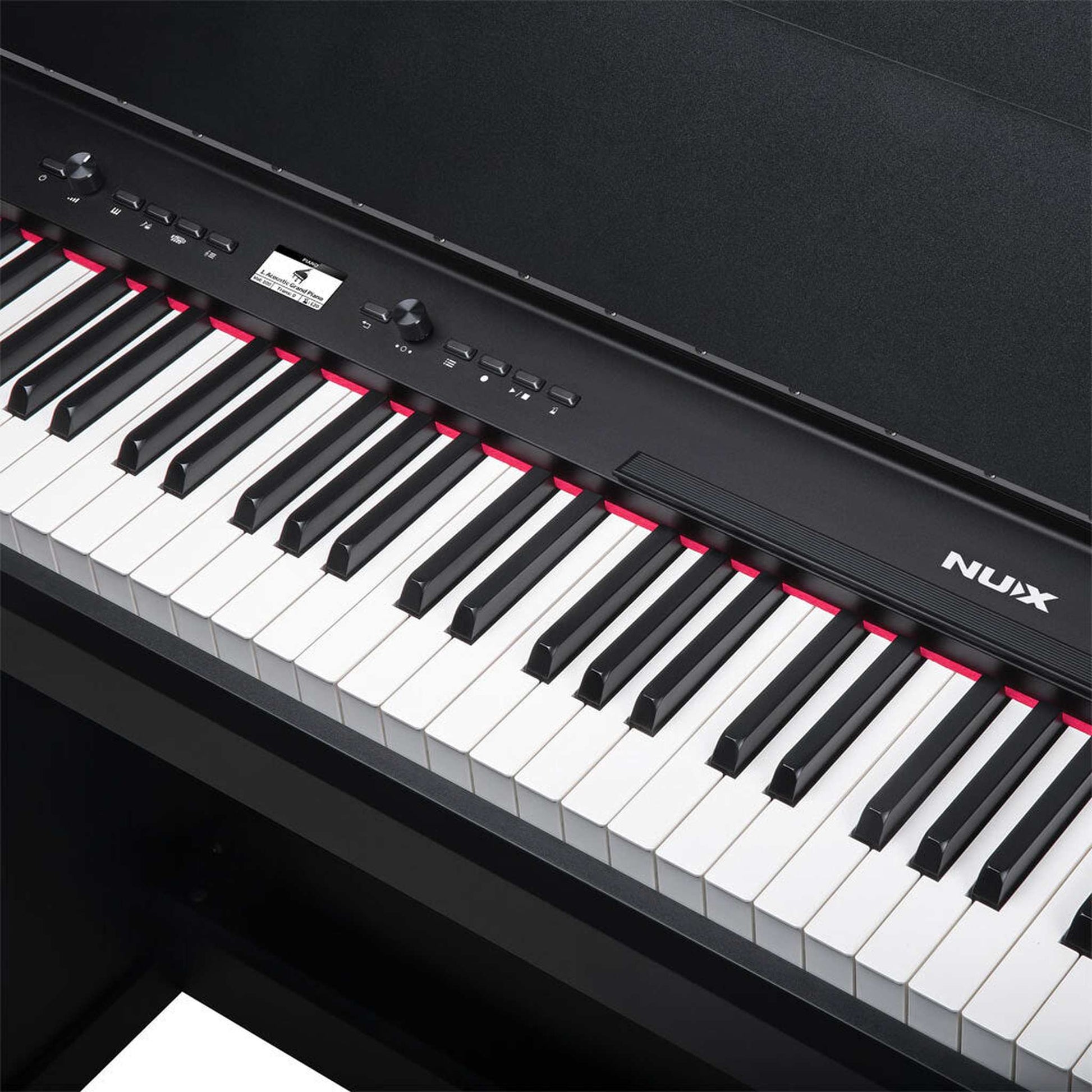 NU-X NCK-330 Upright 88-Key Digital Piano - Black Finish from Joondalup Music Centre 5