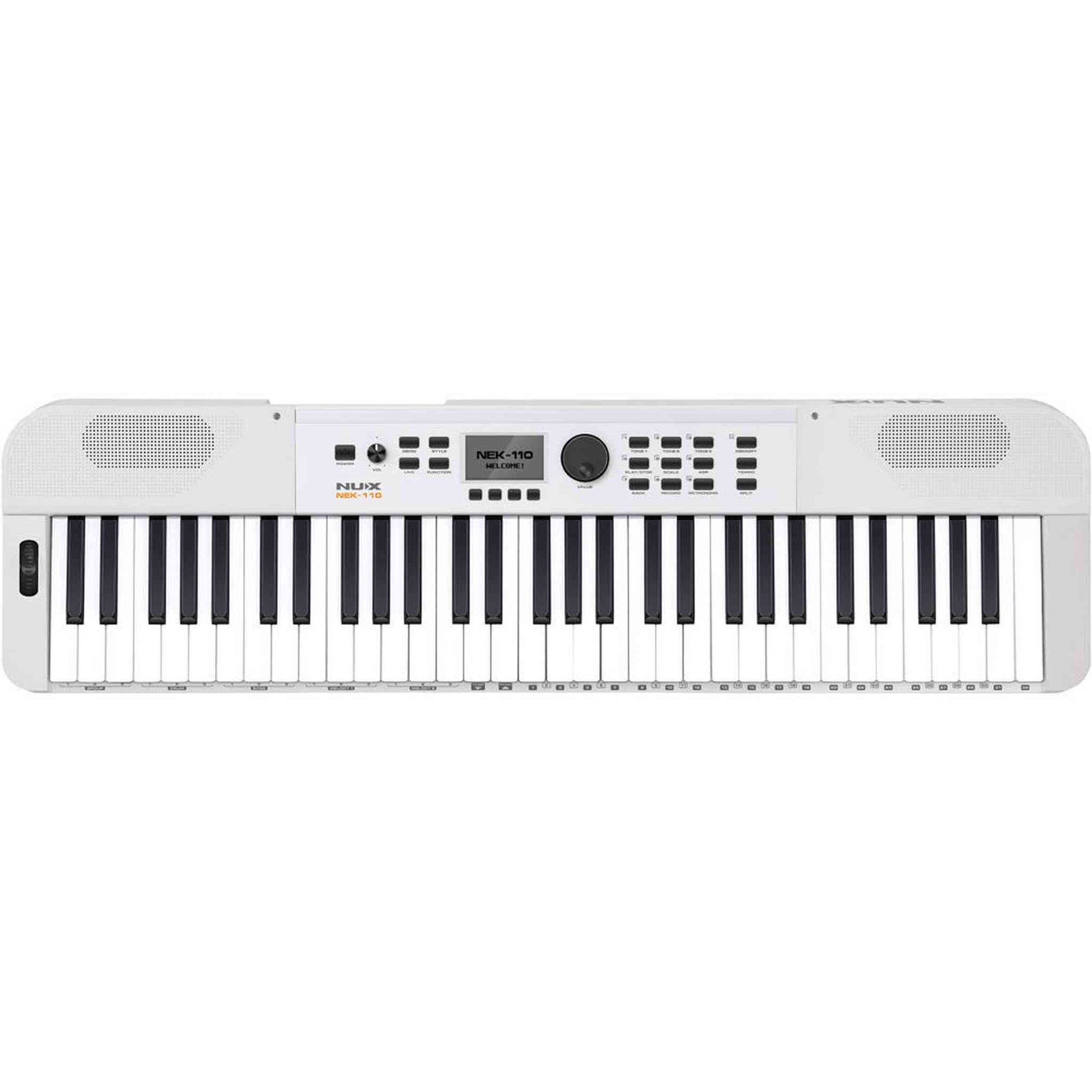NU-X NEK-110 Portable 61-Note Keyboard - White from Joondalup Music Centre