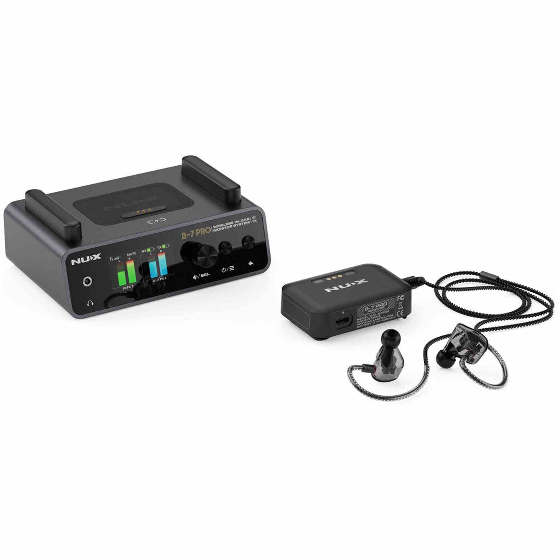 NU-X B-7PRO 2.4 GHz Professional Personal Wireless In-Ear Monitoring System - MONITOR - [shop-name]