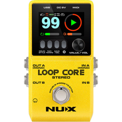 NU-X Core Series Loop Core Stereo Looper Effects Pedal
