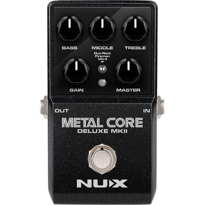 NU-X Core Series Metal Core Deluxe MK-II Distortion Effects & Preamp Effects Pedal