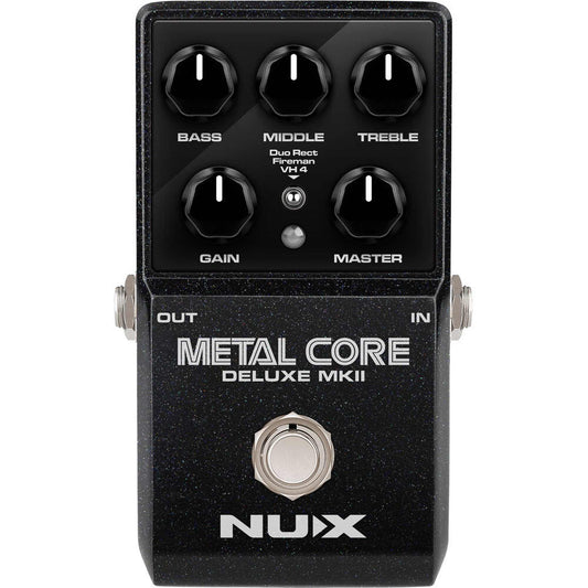 NU-X Core Series Metal Core Deluxe MK-II Distortion Effects & Preamp Effects Pedal