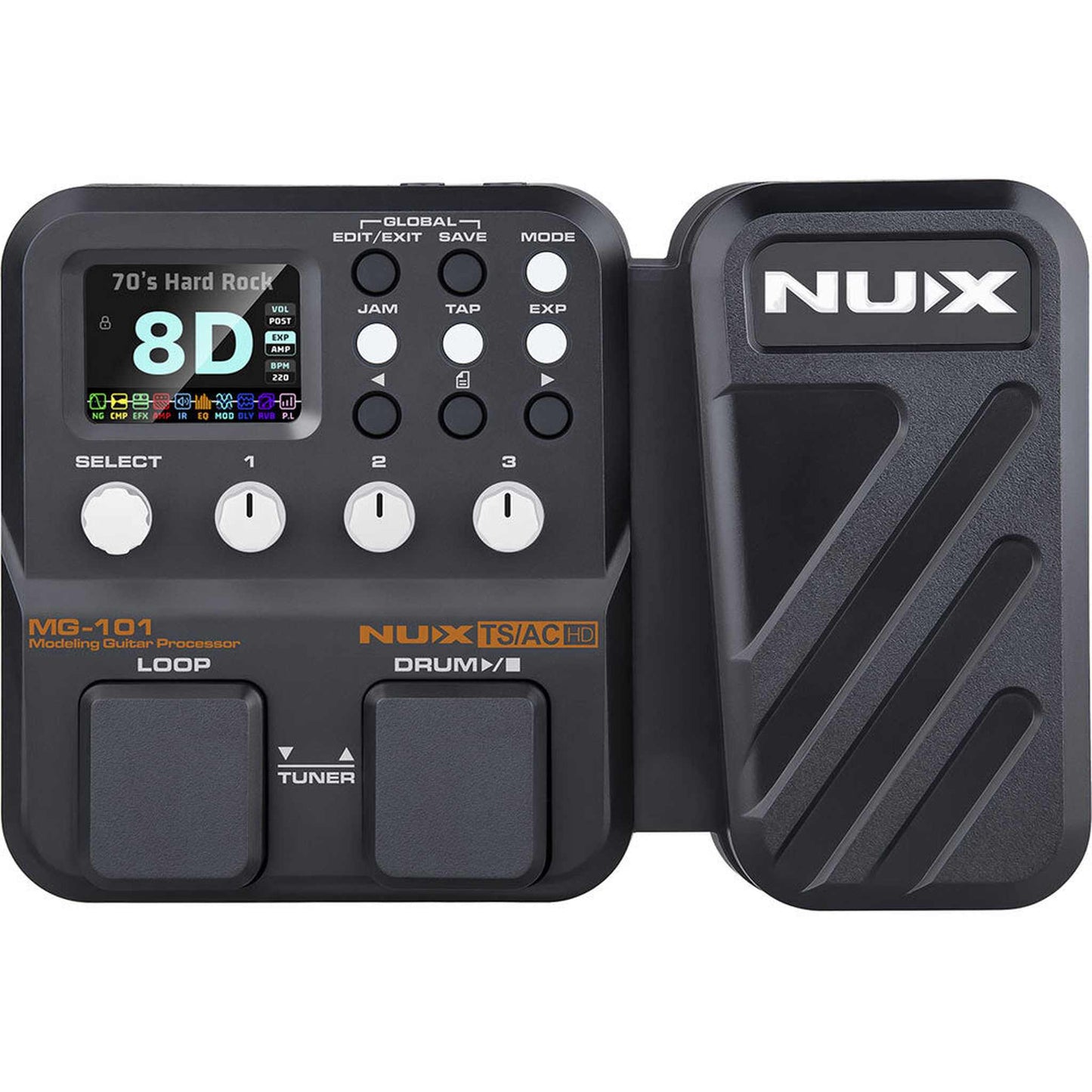 NU-X MG101 Multi-Effects & Modelling Guitar Processor - EFFECTS - [shop-name]