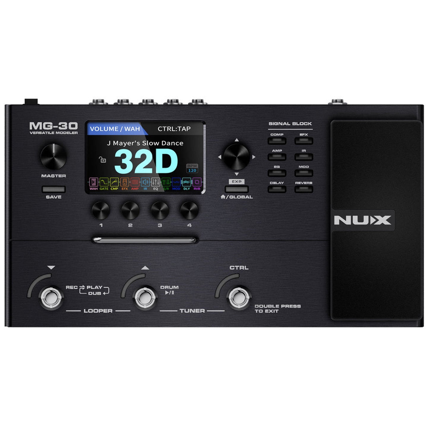 NUX MG-30 Versatile Modeler Multi-Effects Pedal - Joondalup Music Centre