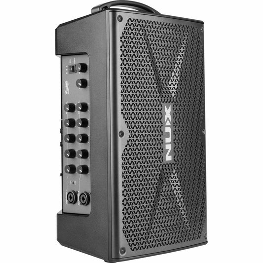 NU-X Portable Busking 200FR Rechargeable 2-Channel Speaker angle