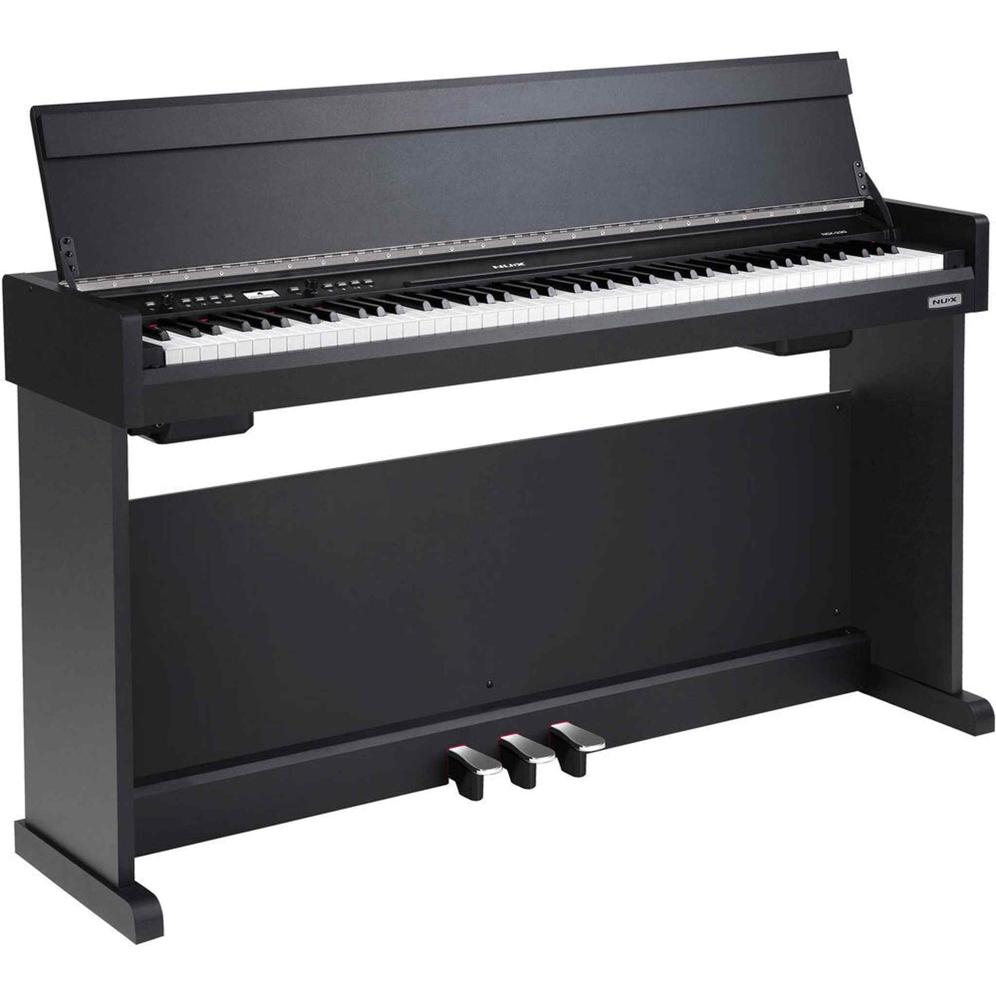 NU-X NCK-330 Upright 88-Key Digital Piano - Black Finish - PIANO & KEYBOARD - [shop-name]