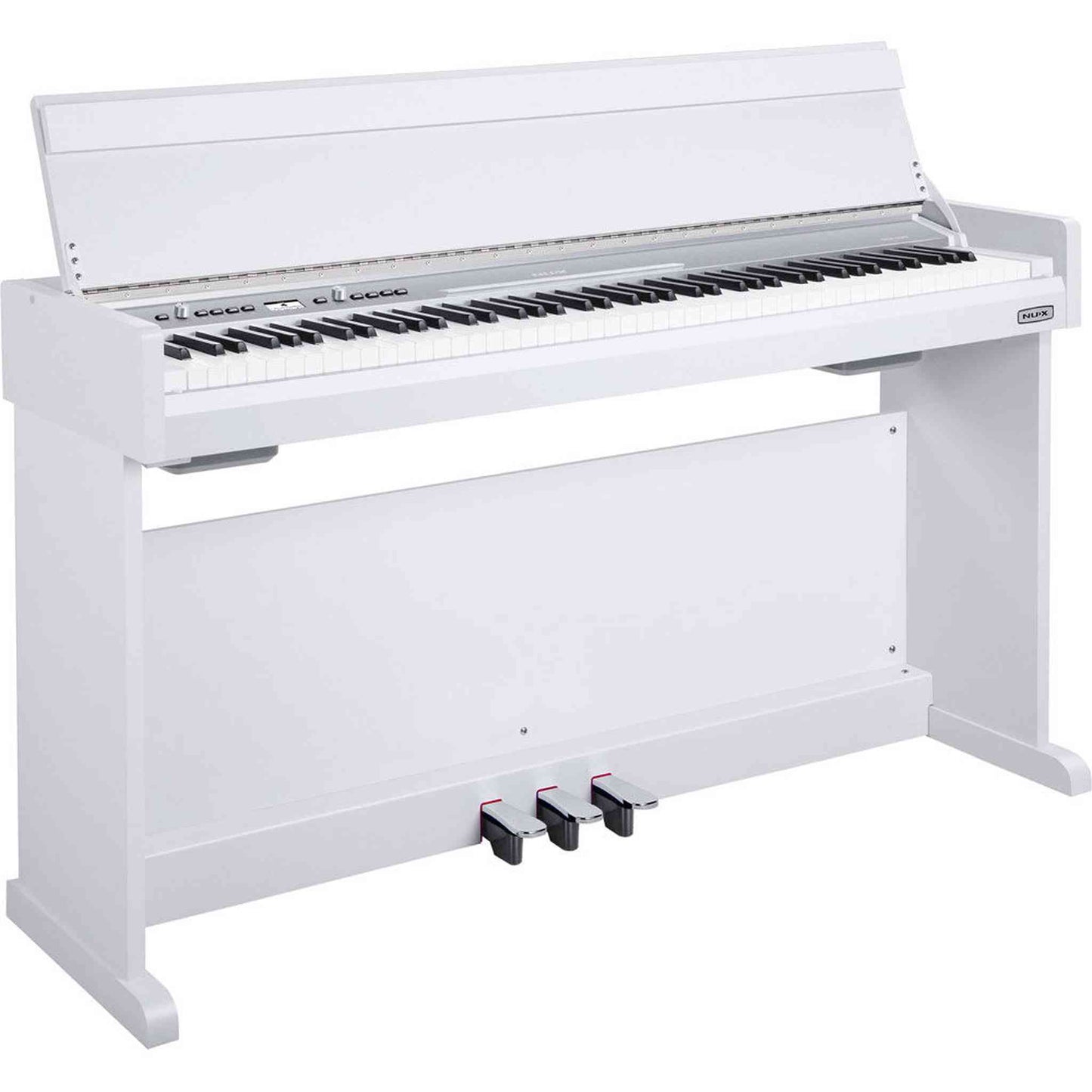 NU-X NCK-330 Upright 88-Key Digital Piano - White