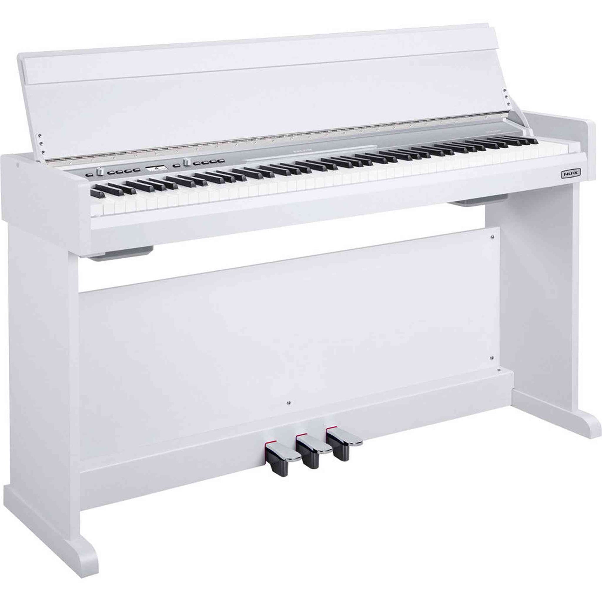 NU-X NCK-330 Upright 88-Key Digital Piano - White