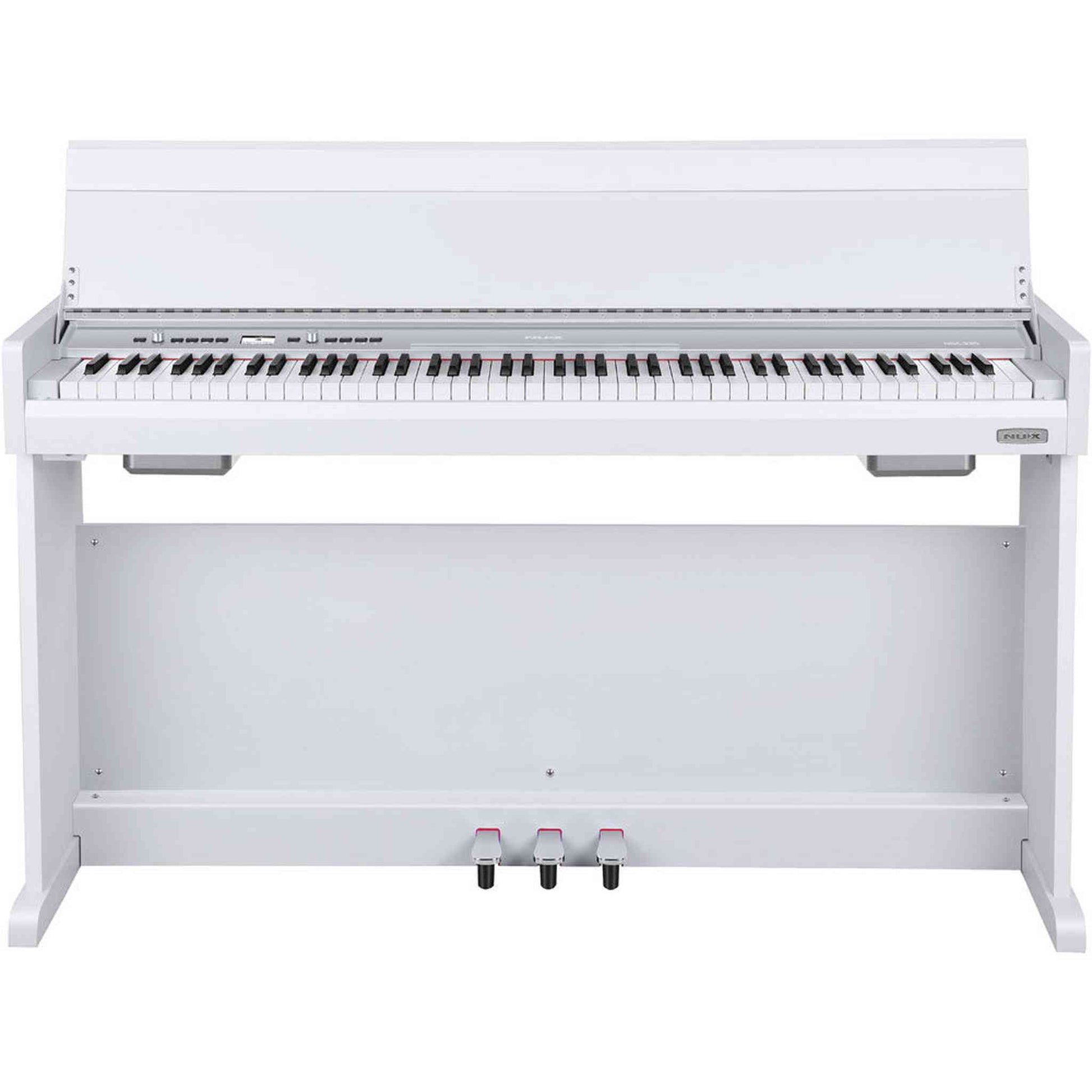 NU-X NCK-330 Upright 88-Key Digital Piano - White front