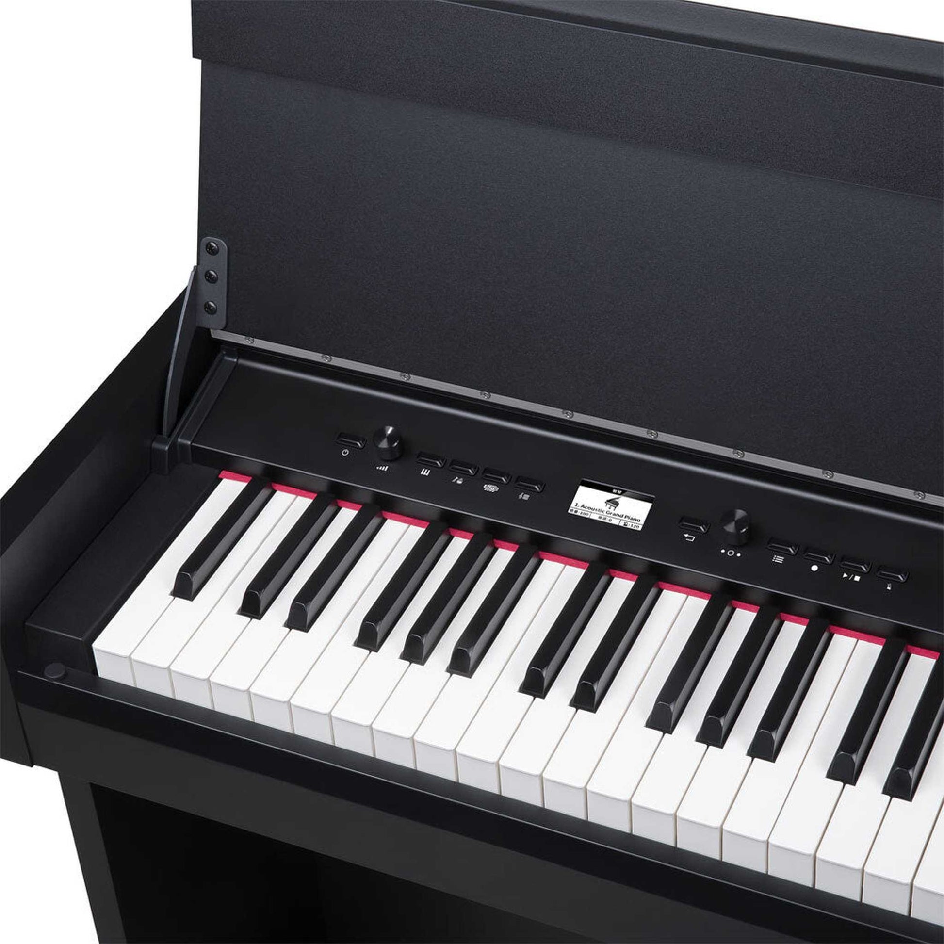 NU-X NCK-330 Upright 88-Key Digital Piano - Black Finish - PIANO & KEYBOARD - [shop-name]