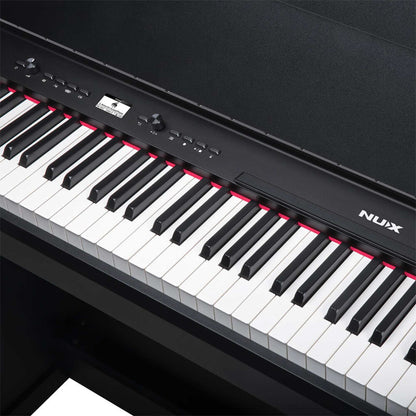 NU-X NCK-330 Upright 88-Key Digital Piano - Black Finish - PIANO & KEYBOARD - [shop-name]