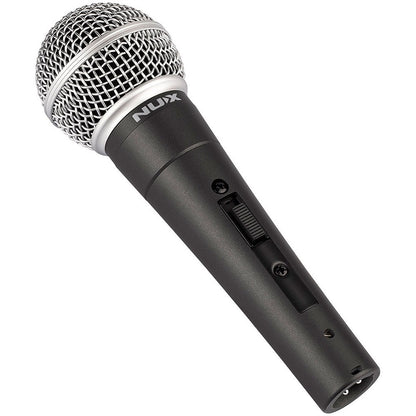 NU-X NDM-4 Dynamic Handheld Microphone with Carry Pouch