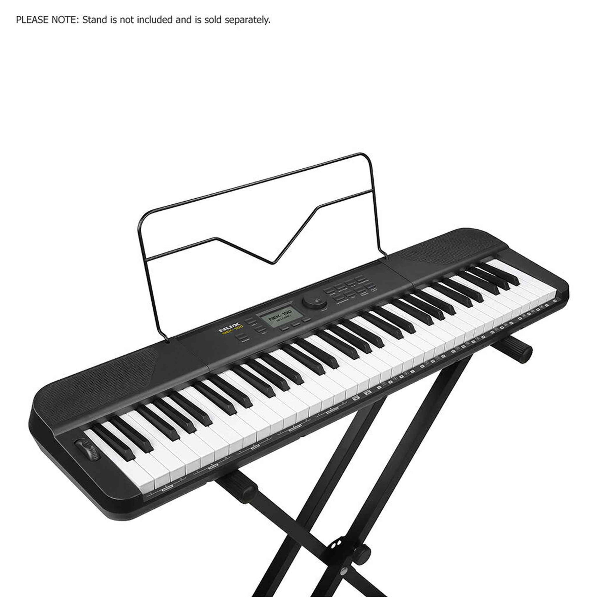 NU-X NEK-100 Portable 61-Note Keyboard - Black - PIANO & KEYBOARD - [shop-name]