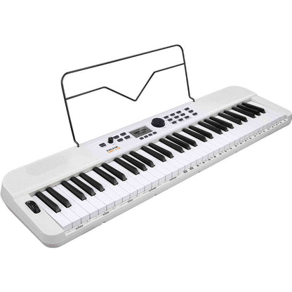 NU-X NEK-110 Portable 61-Note Keyboard - White