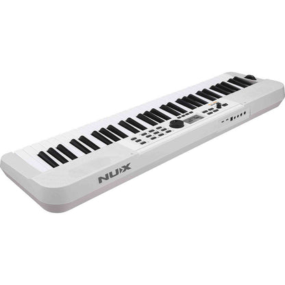 NU-X NEK-110 Portable 61-Note Keyboard - White