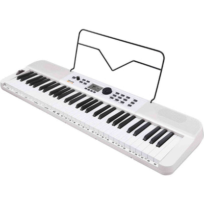 NU-X NEK-110 Portable 61-Note Keyboard - White
