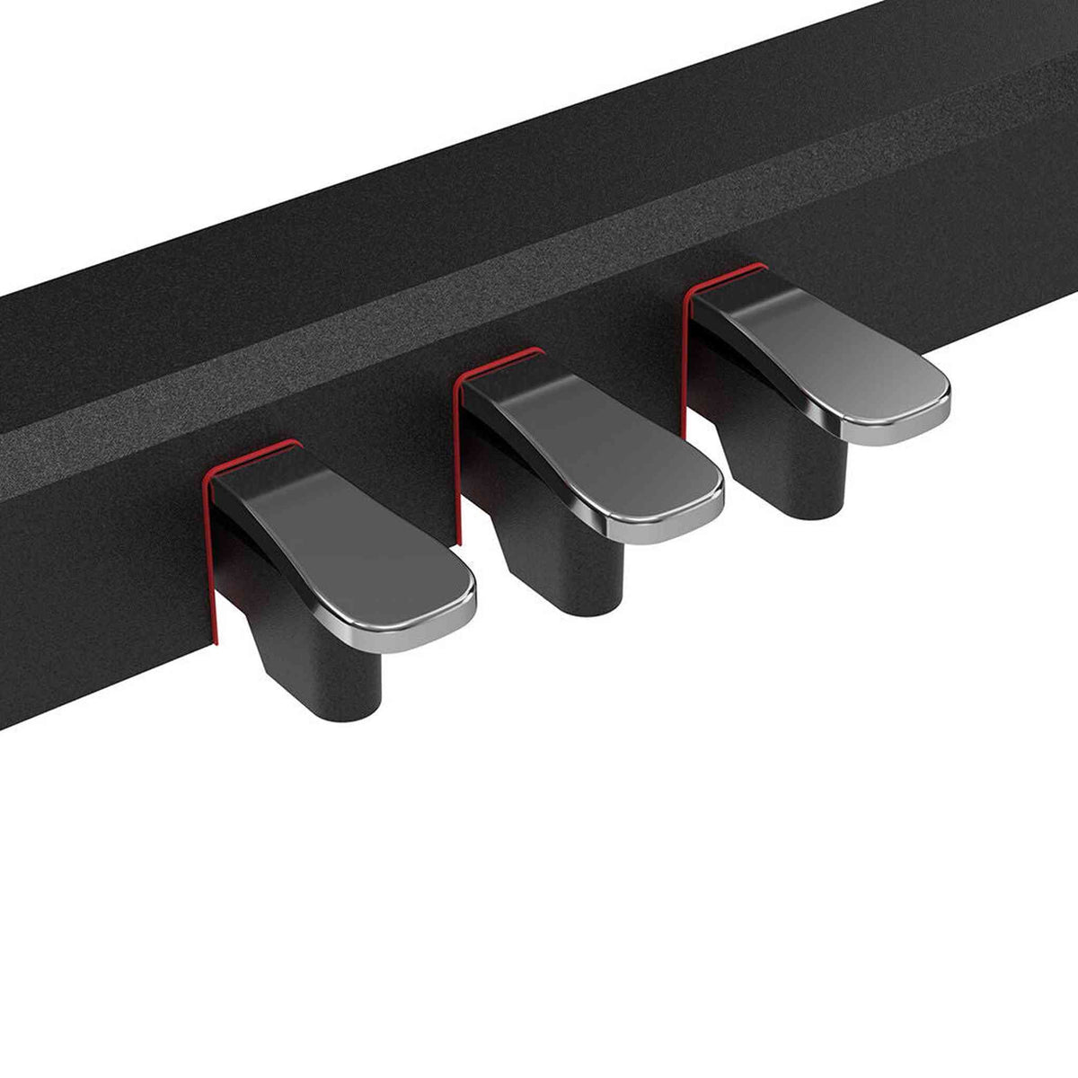 NU-X NPS-2 Digital Piano Stand in Black with 3-Pedals (NPX-20 & NPK-200)
