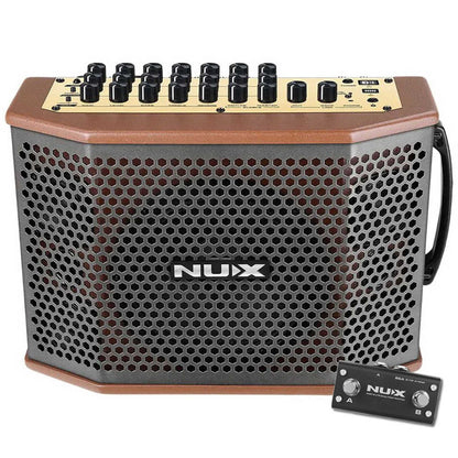 NU-X NXSA100 100W Portable Rechargeable 3 Channel Amplifier