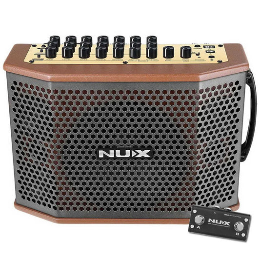 NU-X NXSA100 100W Portable Rechargeable 3 Channel Amplifier
