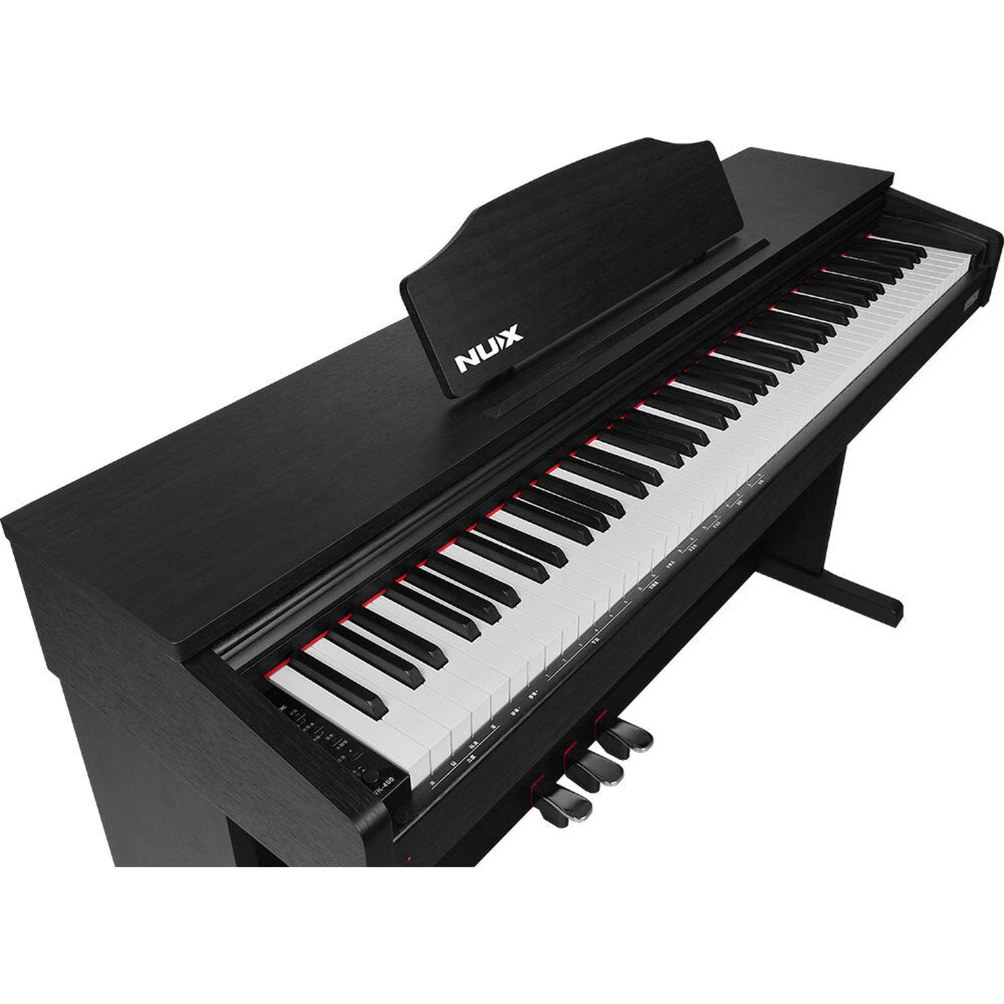 NU-X WK400 Upright 88-Key Digital Piano - Black Finish - Joondalup Music Centre