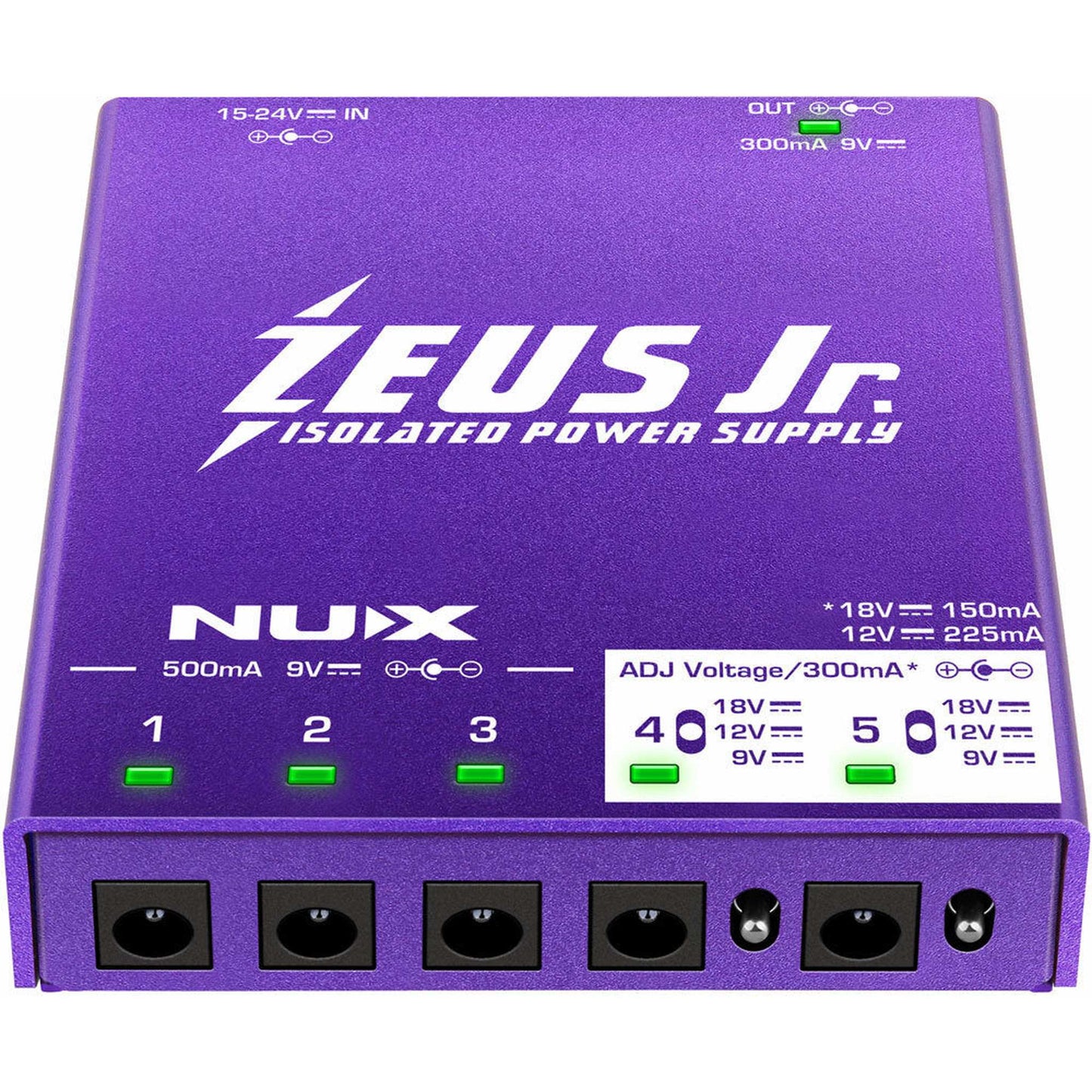 NU-X Zeus JR Isolated Power Supply with Cables - EFFECTS - [shop-name]