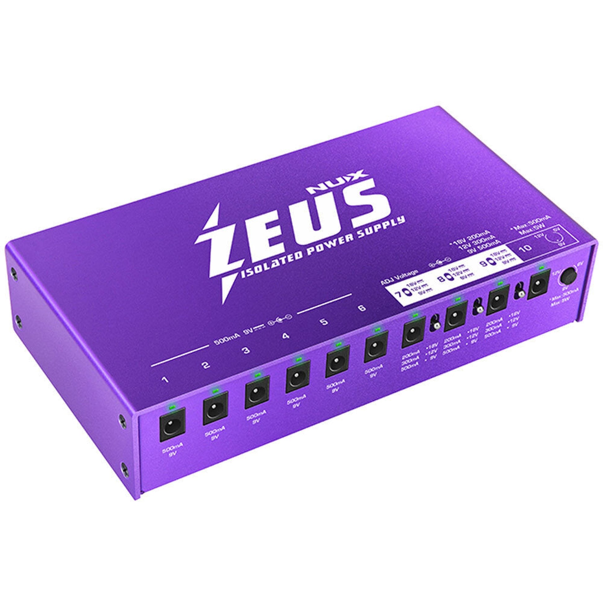 NU-X Zeus Pedal Board Power Supply - Joondalup Music Centre