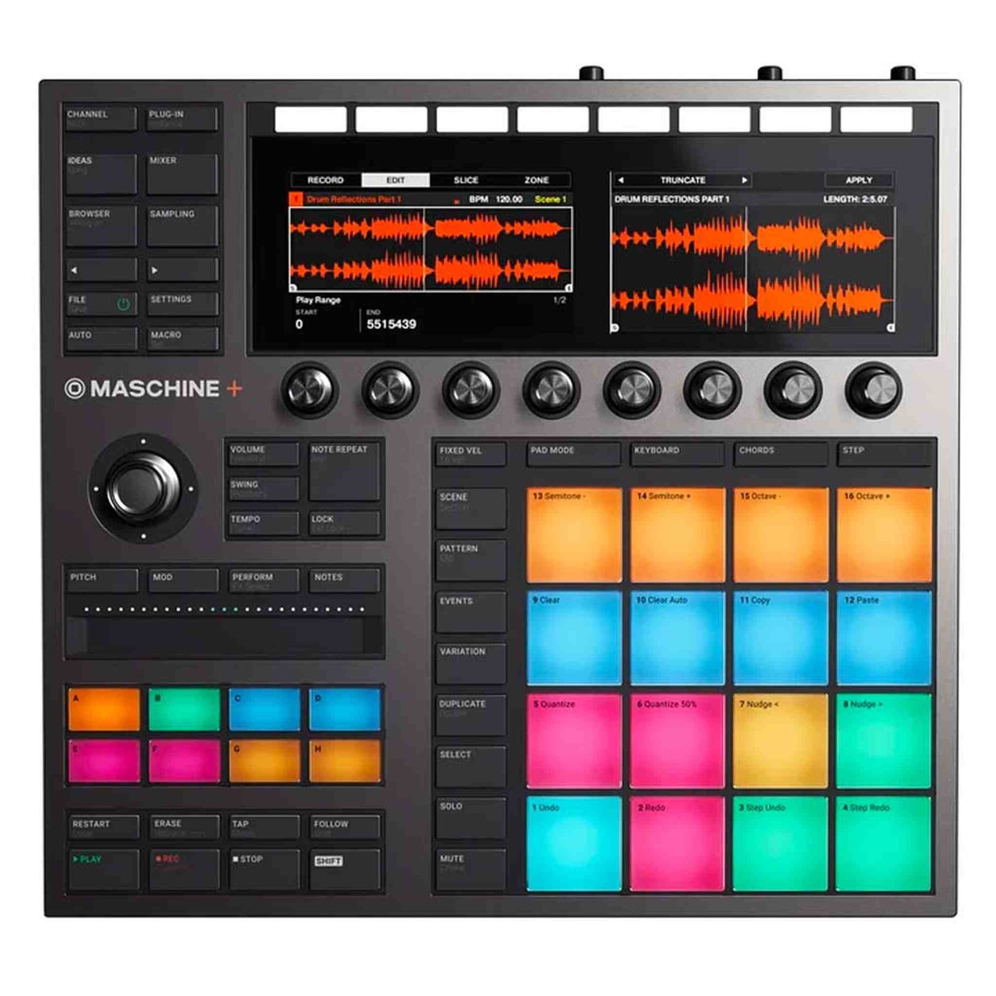 Native Instruments Maschine Plus Standalone Production & Performance Instrument from Joondalup Music Centre