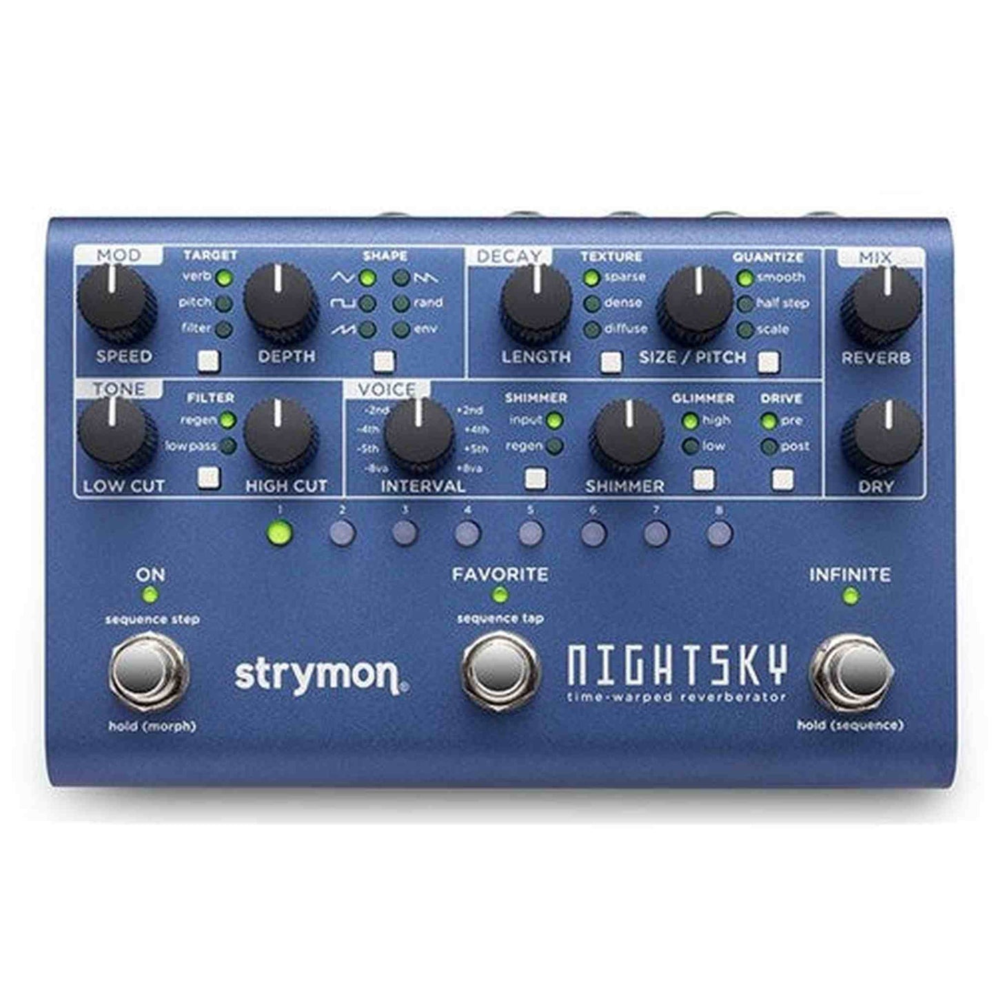 Strymon Night Sky Time-Warped - Reverb Pedal