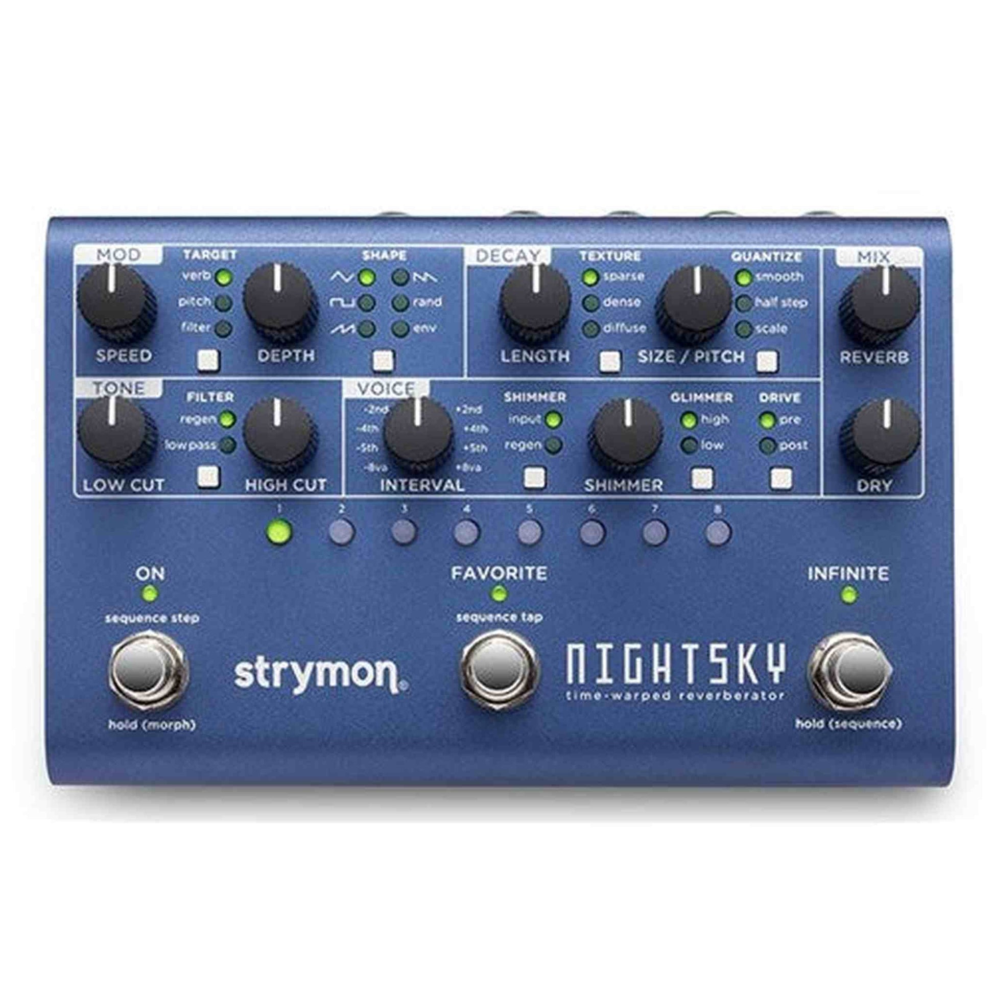 Strymon Night Sky Time-Warped - Reverb Pedal