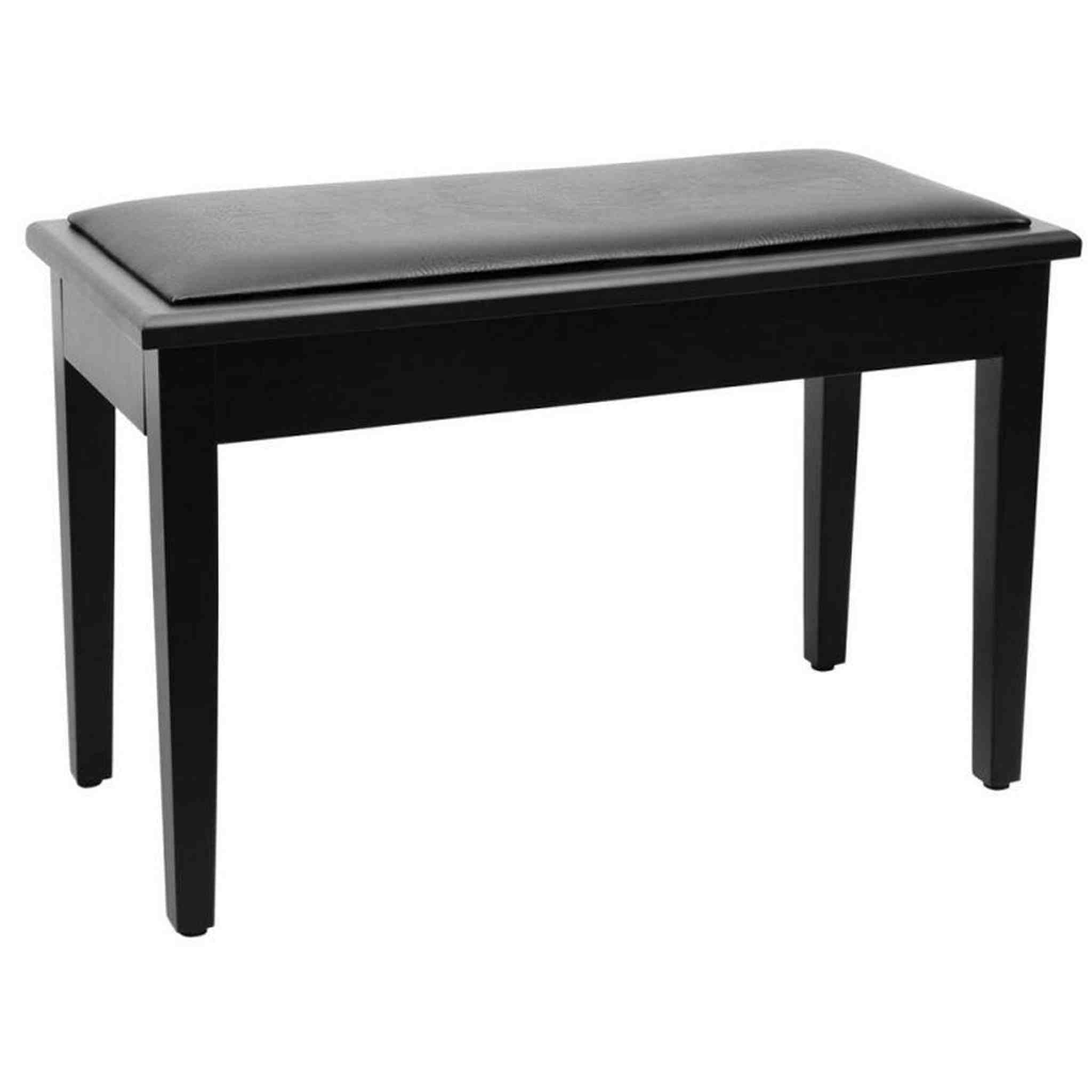 On Stage KB8904B Deluxe Keyboard/Piano Bench - Black