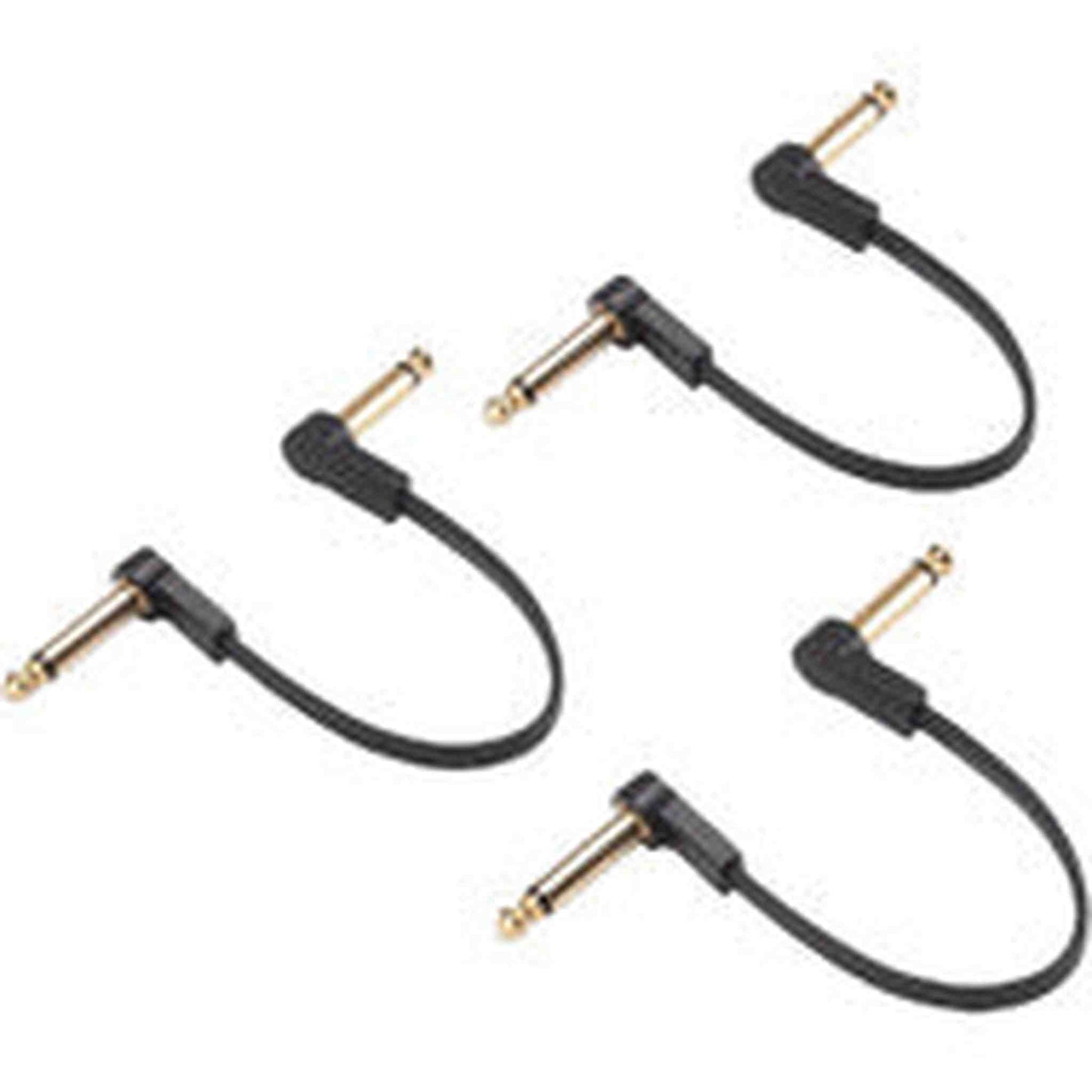 On Stage 6" Production-Grade Flat Patch Cables (3-Pack)