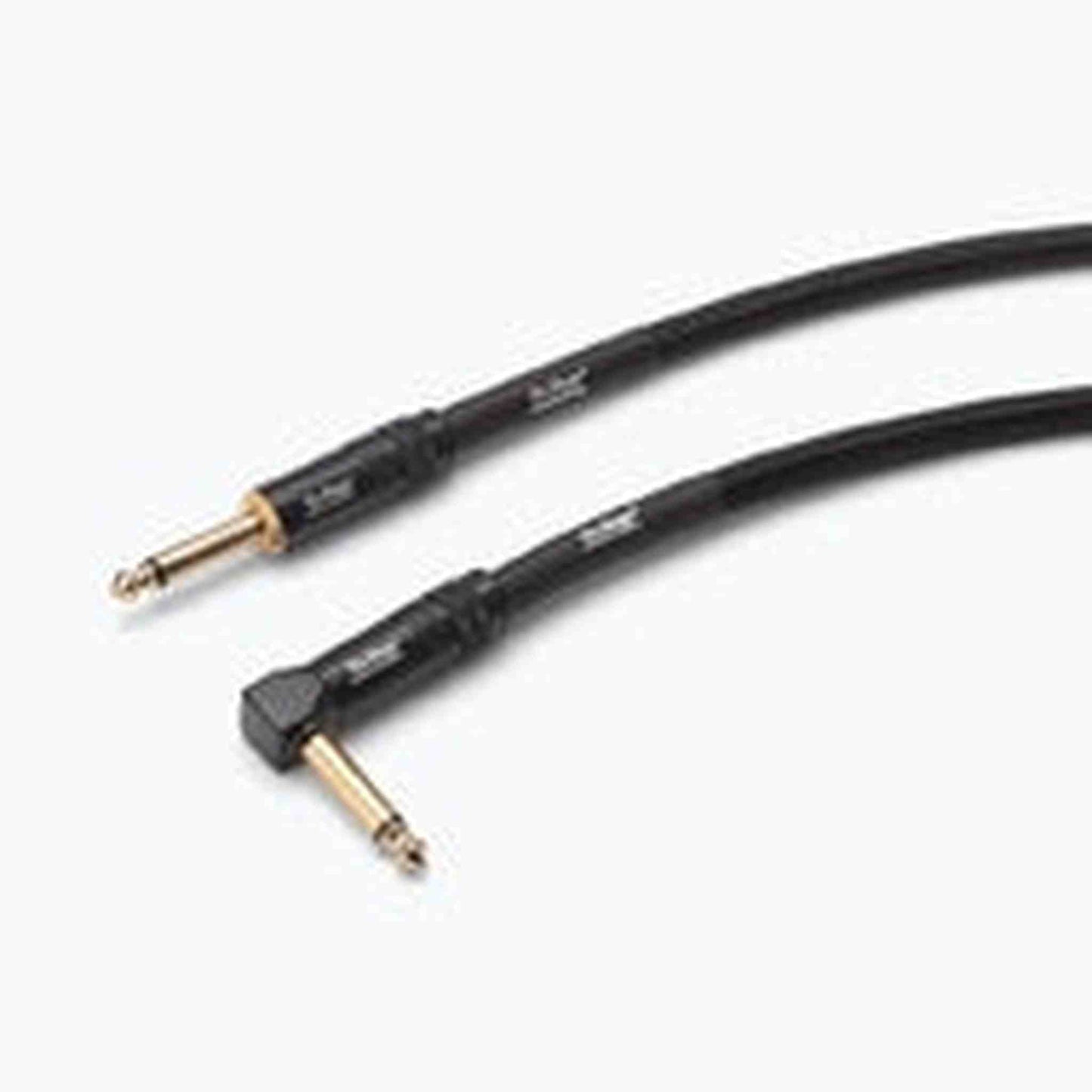 On Stage 25ft Production-Grade Braided Instrument Cable (1/4" Straight - 1/4" Right Angle)