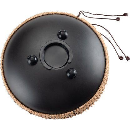 On Stage 10" Serenity Series 8-Note Steel Tongue Drum - Black