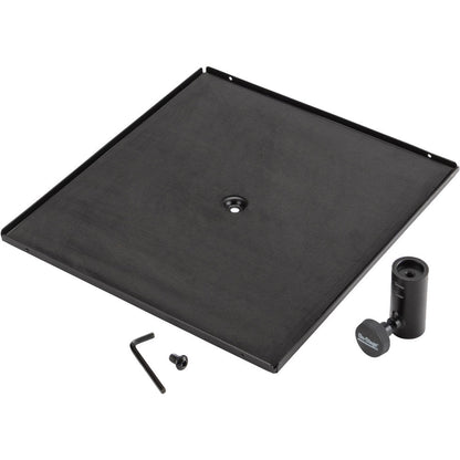 On Stage Speaker Stand Mounted Multi-Use Accessory Tray