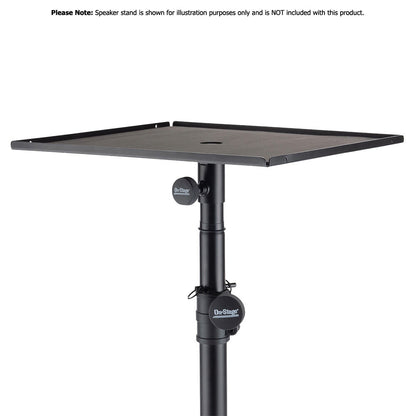 On Stage Speaker Stand Mounted Multi-Use Accessory Tray