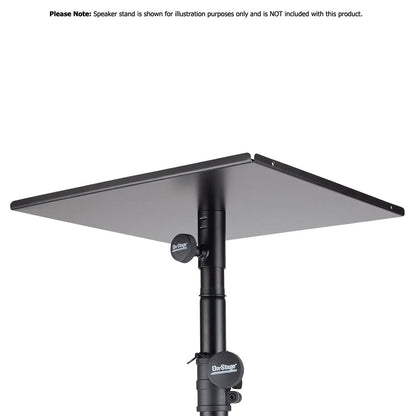 On Stage Speaker Stand Mounted Multi-Use Accessory Tray