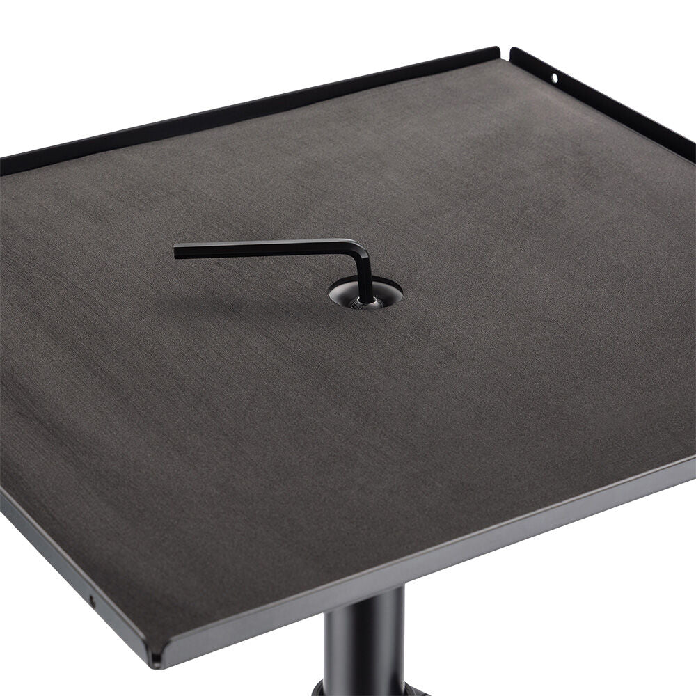 On Stage Speaker Stand Mounted Multi-Use Accessory Tray