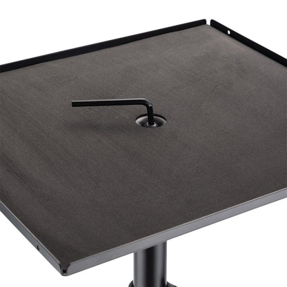 On Stage Speaker Stand Mounted Multi-Use Accessory Tray