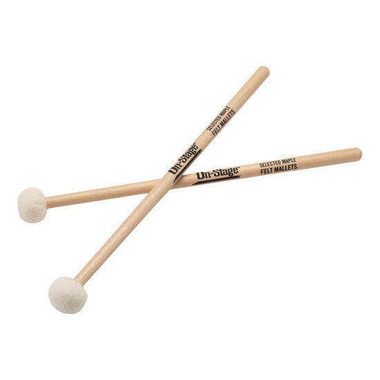 On Stage Felt Tip Mallets with Maple Handles (1-Pair)