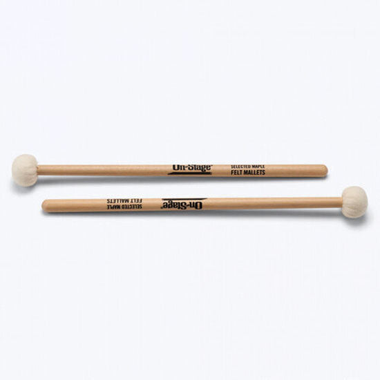 On Stage Felt Tip Mallets with Maple Handles (1-Pair)