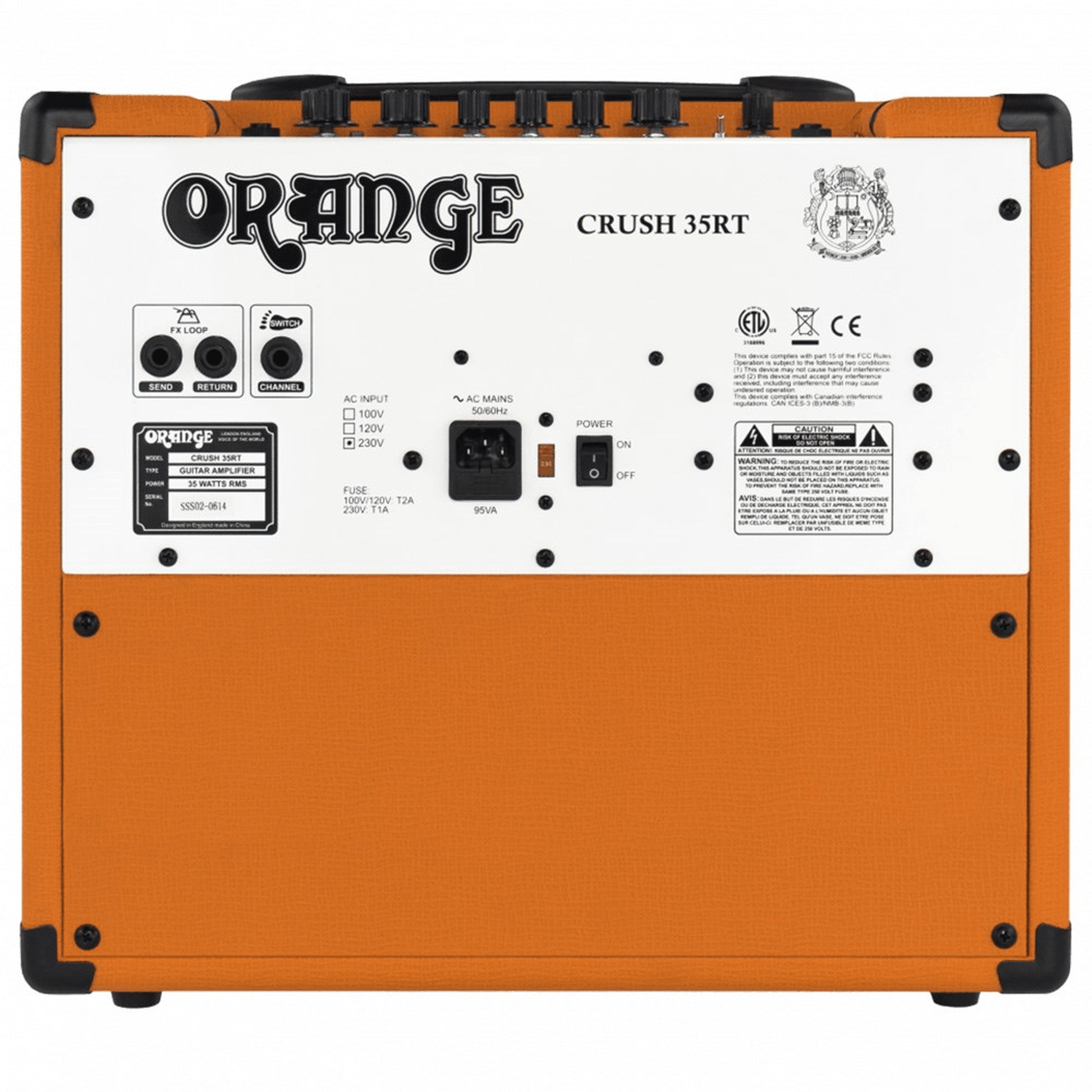 Orange Crush 35RT Guitar Combo Amplifier 3