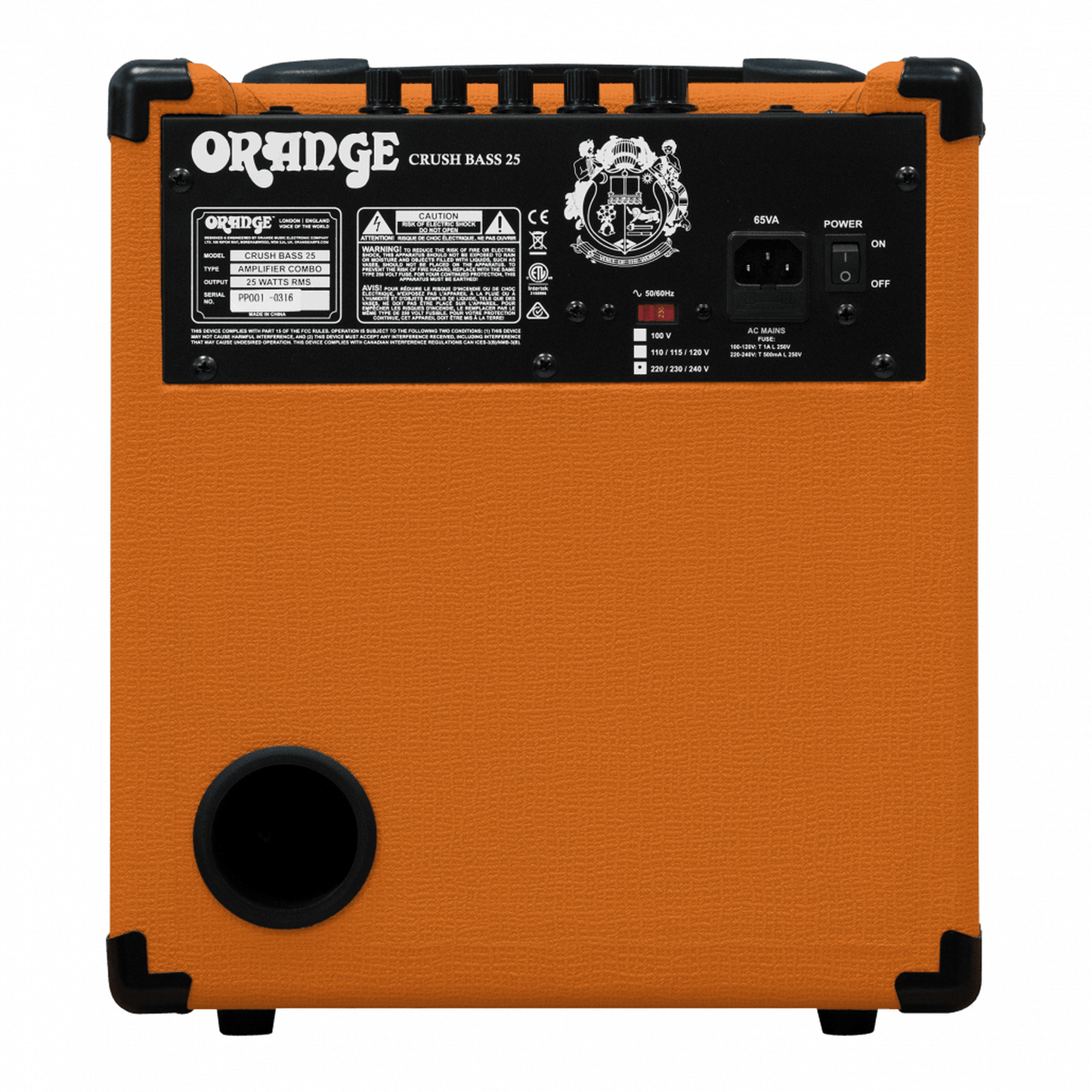 Orange Crush Bass 25 Combo Amplifier 3