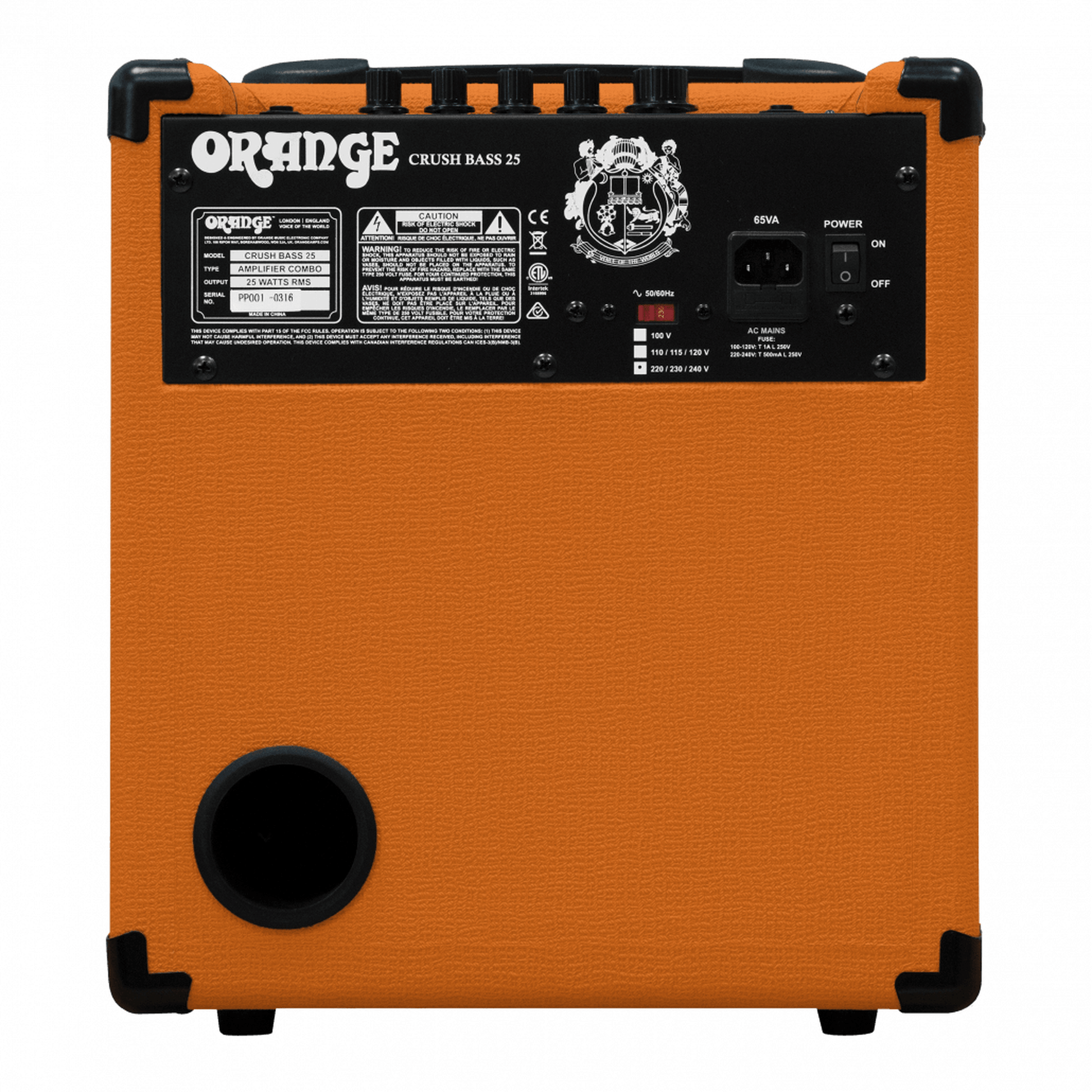 Orange Crush Bass 25 Combo Amplifier 3