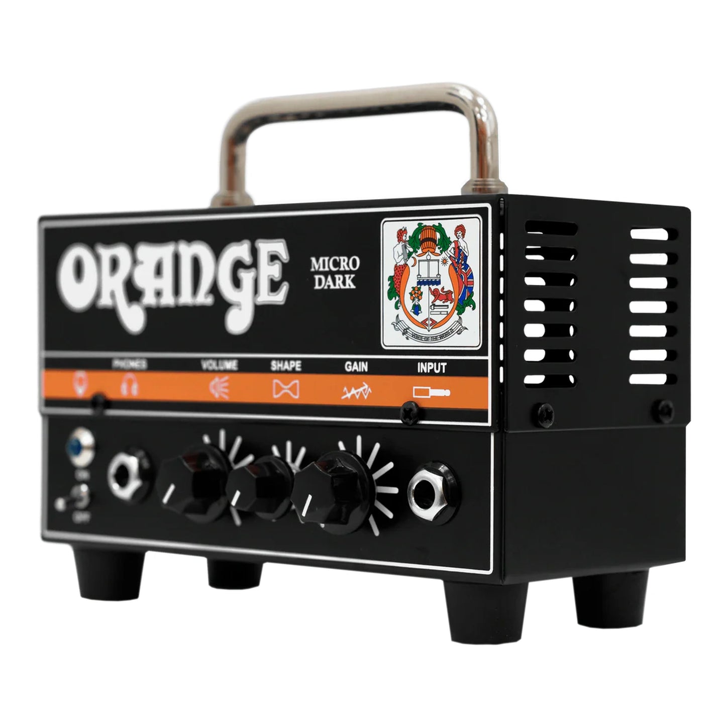 Orange MD Micro Dark Guitar Valve Head side