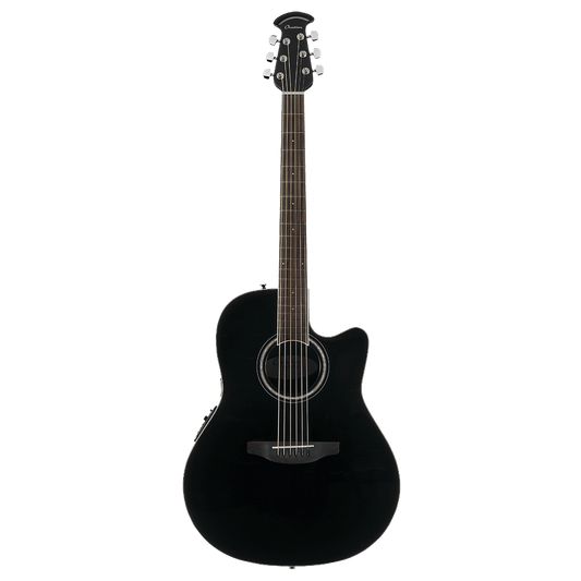Ovation Celebrity Standard Mid Depth Acoustic Electric Guitar – Black from Joondalup Music Centre