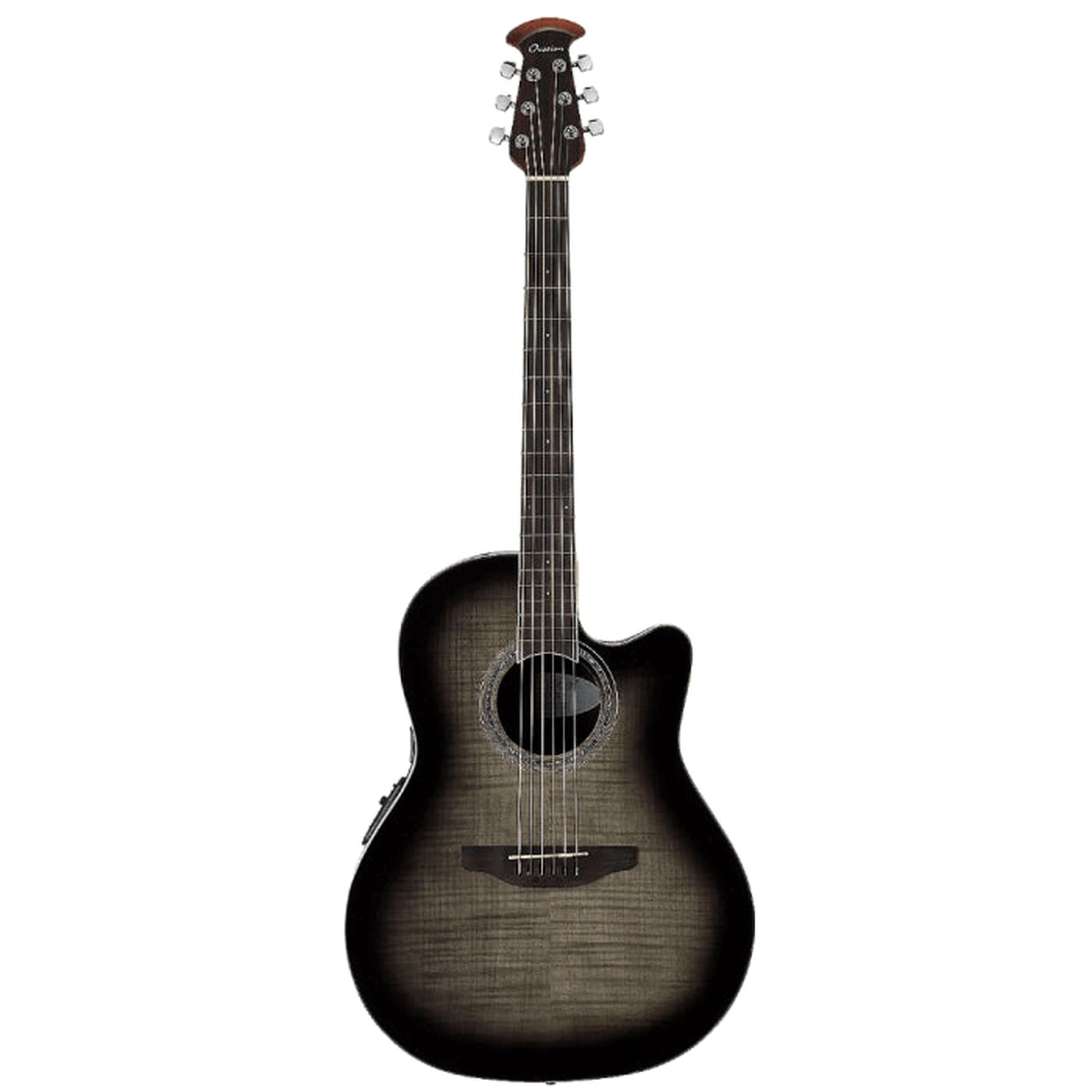 Ovation Celebrity Standard Plus Mid Depth Acoustic Electric Guitar – Trans Black from Joondalup Music Centre