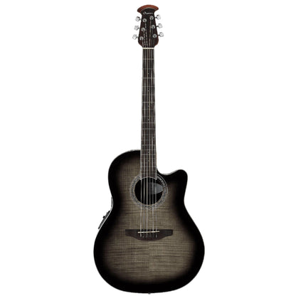 Ovation Celebrity Standard Plus Mid Depth Acoustic Electric Guitar – Trans Black from Joondalup Music Centre