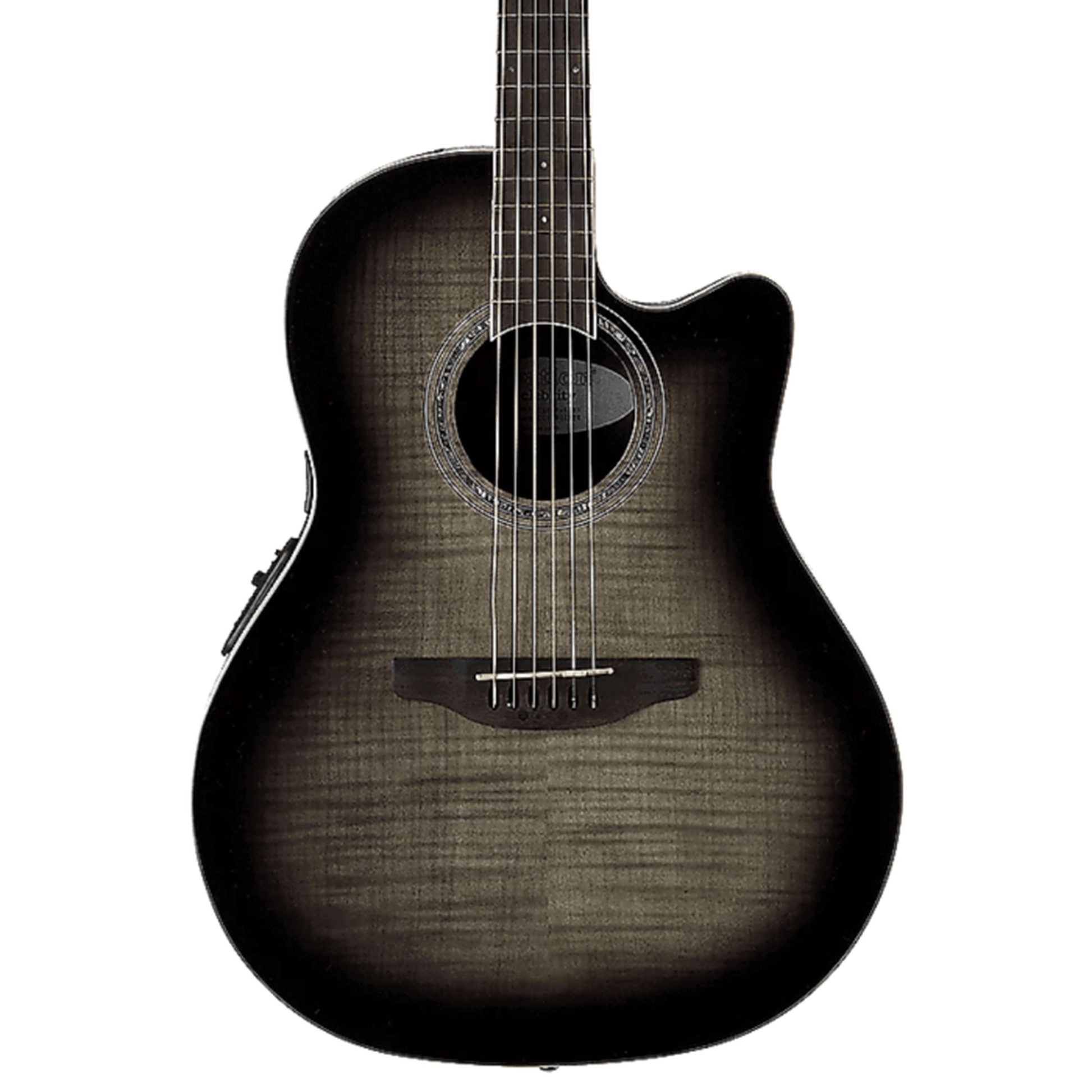 Ovation Celebrity Standard Plus Mid Depth Acoustic Electric Guitar – Trans Black from Joondalup Music Centre 2