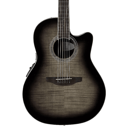Ovation Celebrity Standard Plus Mid Depth Acoustic Electric Guitar – Trans Black from Joondalup Music Centre 2